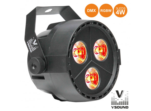 VSOUND Projector Luz c/ 3 Leds 4W RGBW DMXVSPROJPL34A VSOUND Projector Luz c/ 3 Leds 4W RGBW DMXVSPROJPL34A